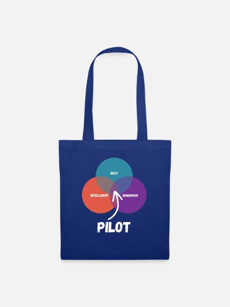 Pilot - Stoffbeutel - Royalblau