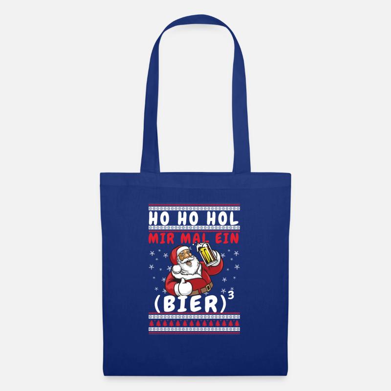 ho ho hol mir mal ein Bier - Stoffbeutel - Royalblau