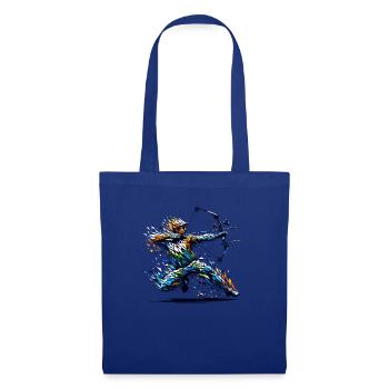 Polygon Art Archer Archery Bow And Arrow Archers - Tote Bag - royal blue - Front