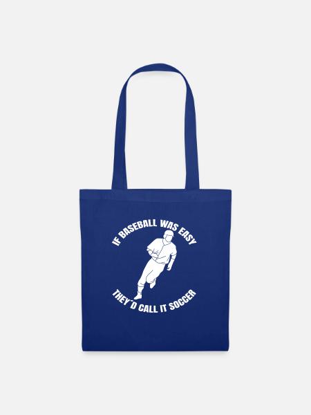 Baseball Baseballer Baseballspieler Baseballteam - Stoffbeutel - Royalblau