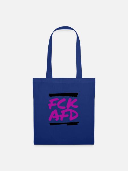 FCK AFD - Stoffbeutel - Royalblau