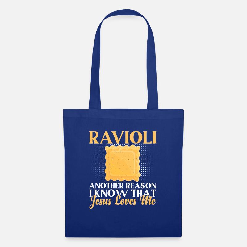 Ravioli Jesus - Stoffbeutel - Royalblau