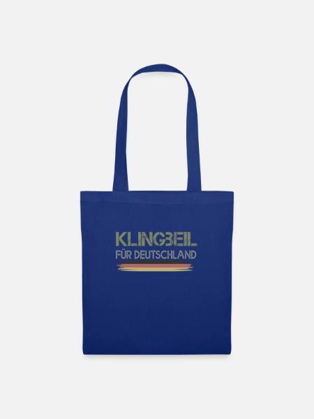 Klingbeil Für Deutschland - Stoffbeutel - Royalblau