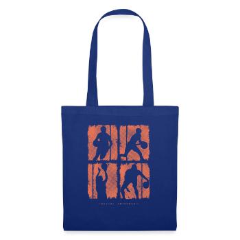 Basketball Championship Silhouettes - Tote Bag - royal blue - Front