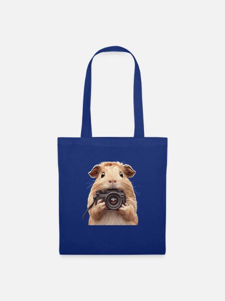 Meerschweinchen - Stoffbeutel - Royalblau