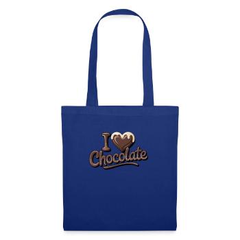 Chocolate Passion I Love Chocolate - Tote Bag - royal blue - Front