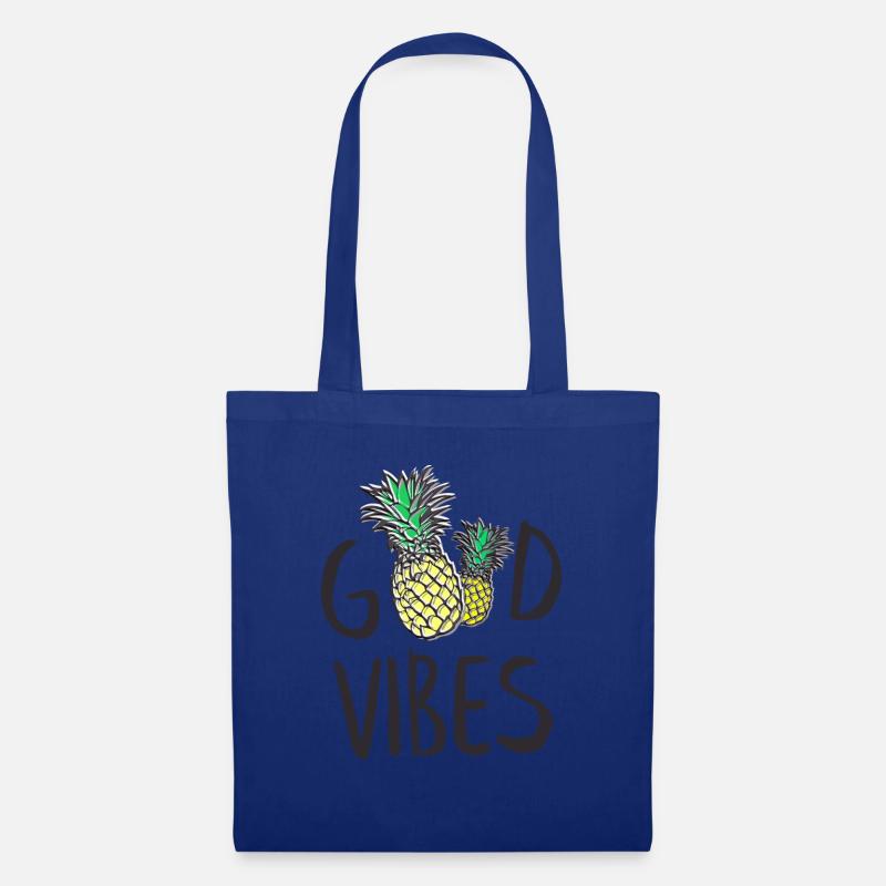 good vibes_v1 - Stoffbeutel - Royalblau