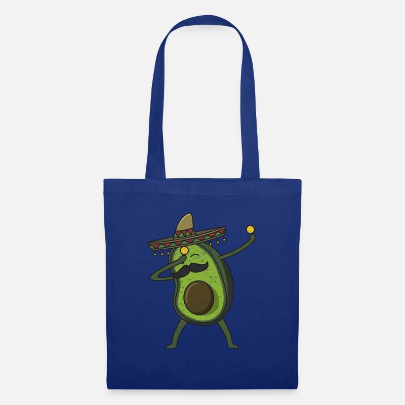 Avocado - Dab Pose - Dabbing - Geschenk - Stoffbeutel - Royalblau