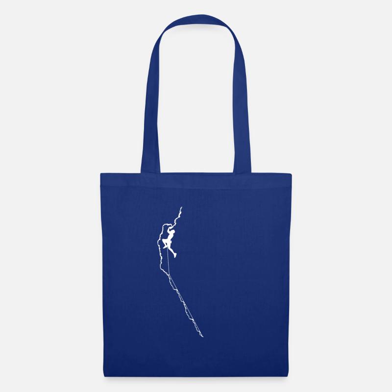 Climbing - climber rock climbing gift - Tote Bag - royal blue