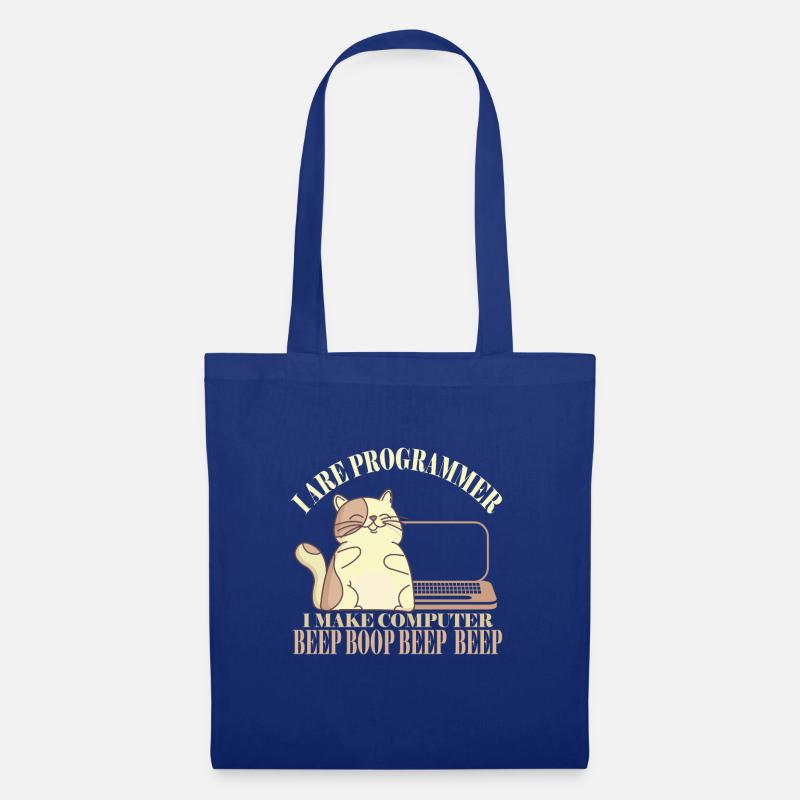 I Are Programmer Shirt Funny Computer Shirt - Tote Bag - royal blue