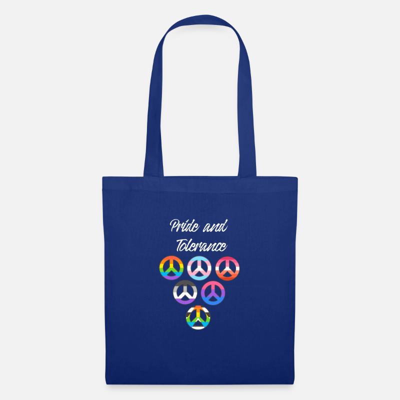 Pride and tolerance lgbt - Stoffbeutel - Royalblau