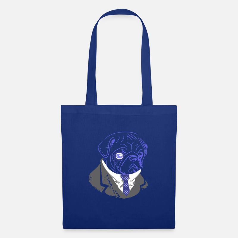 Hunde Professor Hund Hunde Geschenk - Stoffbeutel - Royalblau