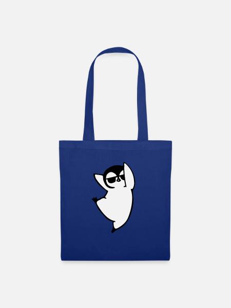 Dabbing Penguin - Animal Penguin - Stoffbeutel - Royalblau