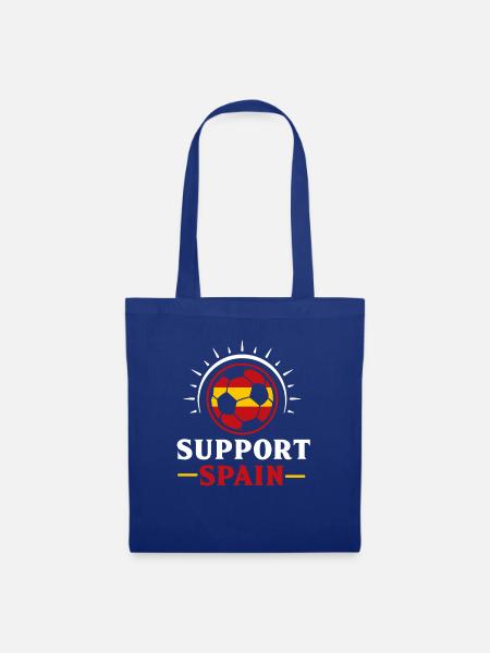 Fussball Spanien - Stoffbeutel - Royalblau