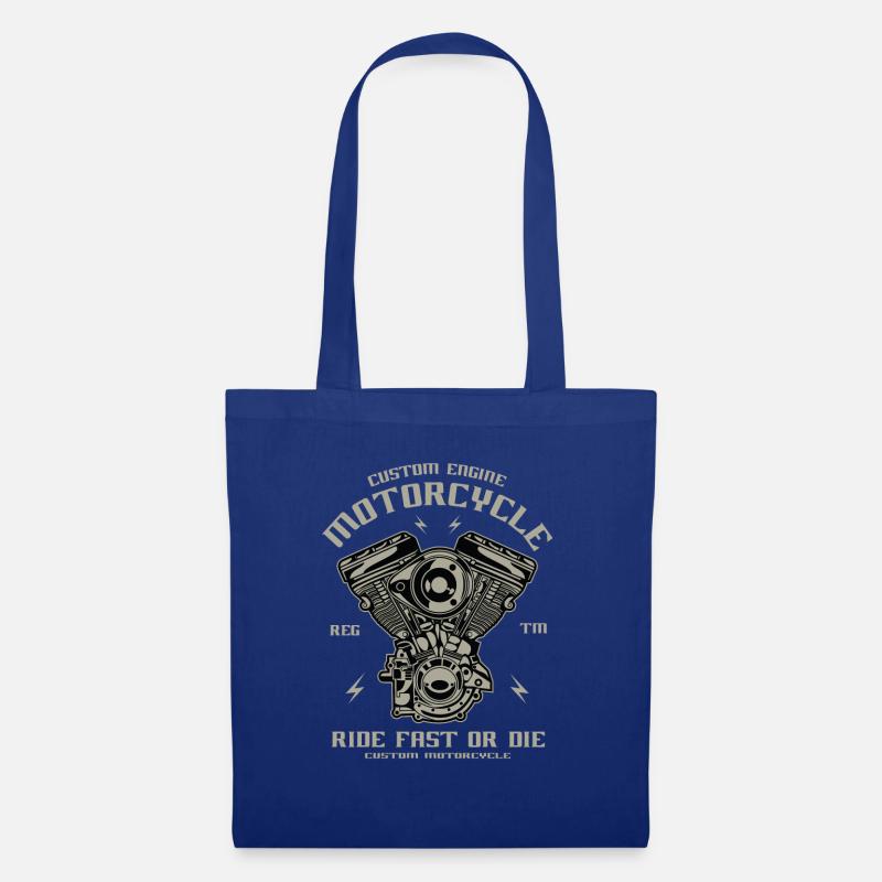 Custom Engine - Stoffbeutel - Royalblau
