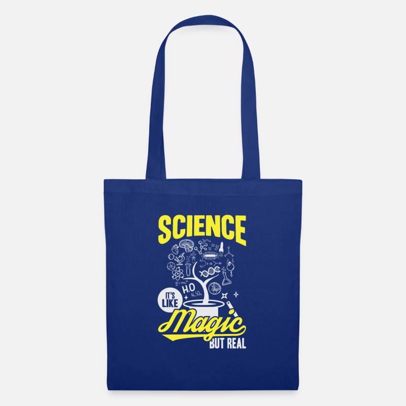 Science Its Like Magic But Real Nerd Geek Geschenk - Stoffbeutel - Royalblau