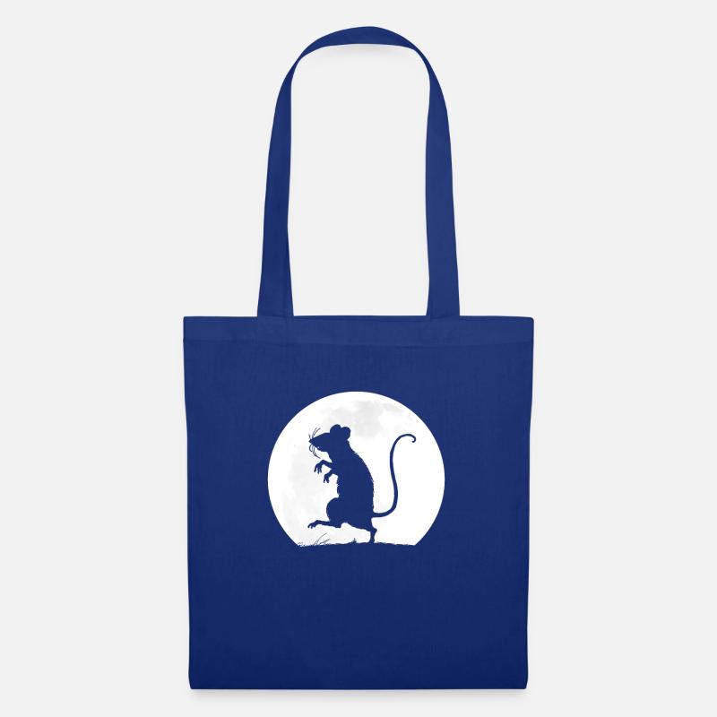 The Rat And The Full Moon - Stoffbeutel - Royalblau