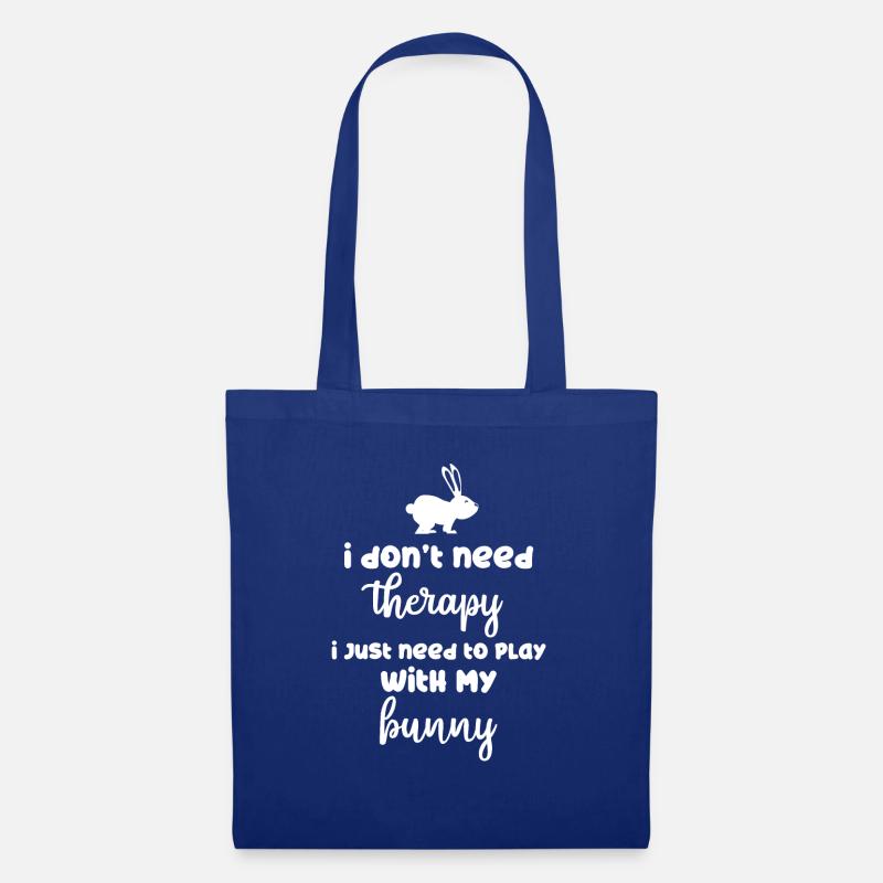 Rabbit - Rabbit - Rabbit owner - Therapy - Tote Bag - royal blue