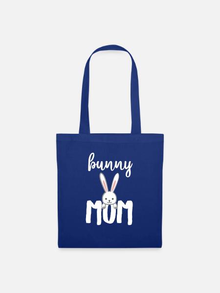 Hasen - Hase - Hasenbesitzer - Hasenmama - Stoffbeutel - Royalblau