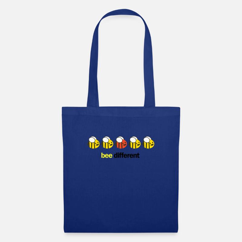 Bee different - Stoffbeutel - Royalblau