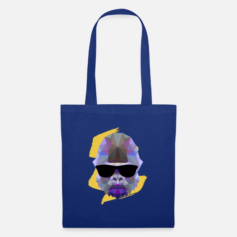 Gorilla - Tiere - Stoffbeutel - Royalblau