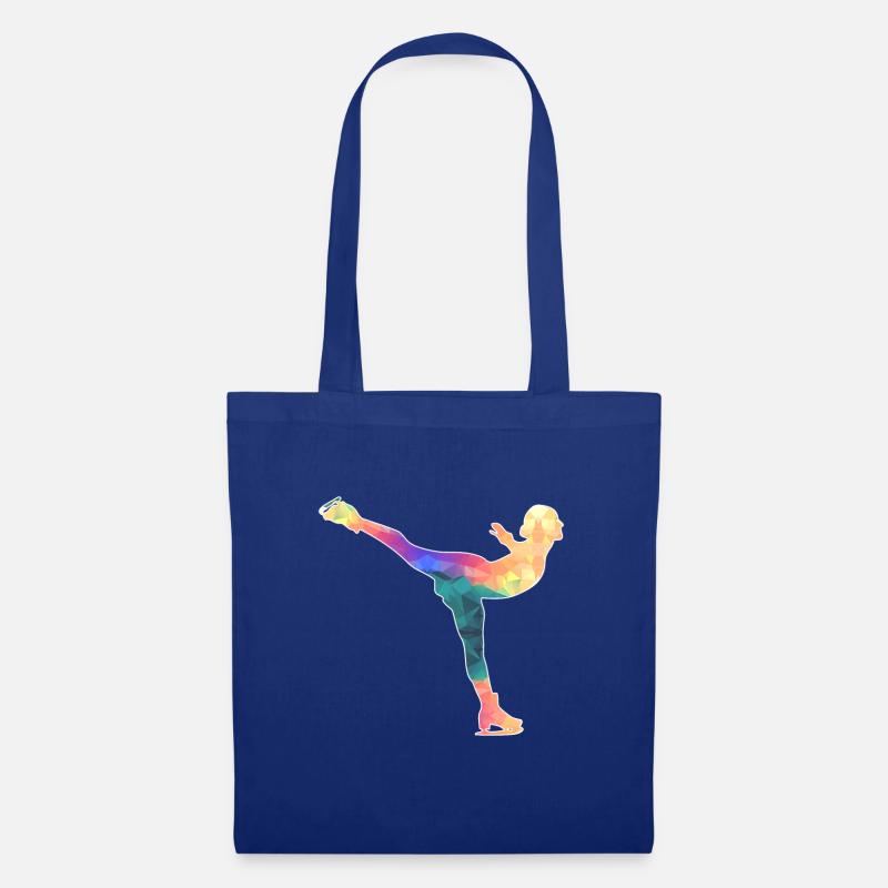 Eiskunstläuferin / Eiskunstläufer / Eiskunstlauf - Stoffbeutel - Royalblau