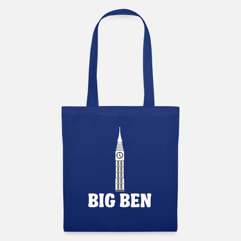 Big Ben Platz cooles Geschenk - Stoffbeutel - Royalblau