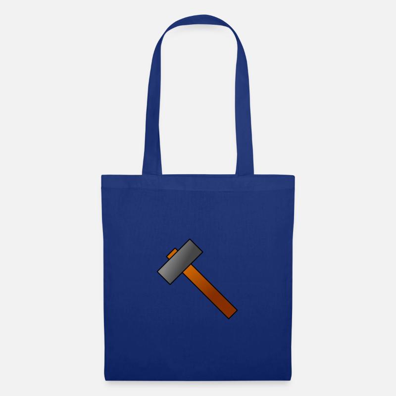 Handwerker Hammer - Stoffbeutel - Royalblau