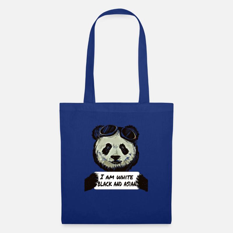 Cool Pilot Panda - Stoffbeutel - Royalblau