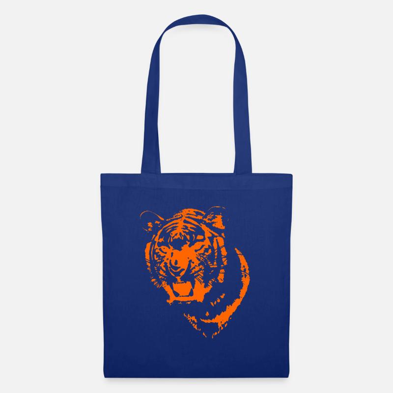 Tiger - Stoffbeutel - Royalblau