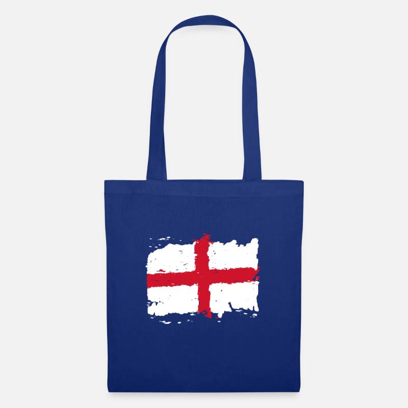 Drapeau de l'Angleterre - drapeau de l'Angleterre - Sac en tissu - bleu royal