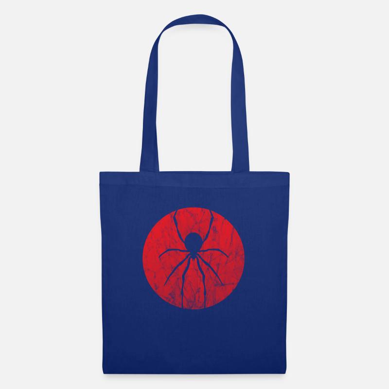 Halloween Spiders - Stoffbeutel - Royalblau