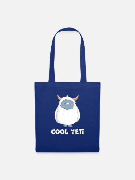 Cool Yeti - Stoffbeutel - Royalblau