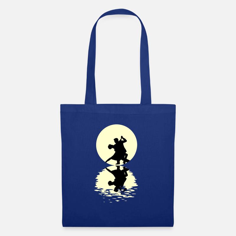 Moon Salsa T Shirt - Stoffbeutel - Royalblau