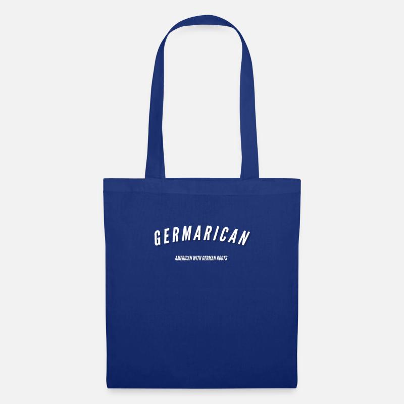 Germarican Amerikaner Mit Deutschen Wurzeln Design - Stoffbeutel - Royalblau