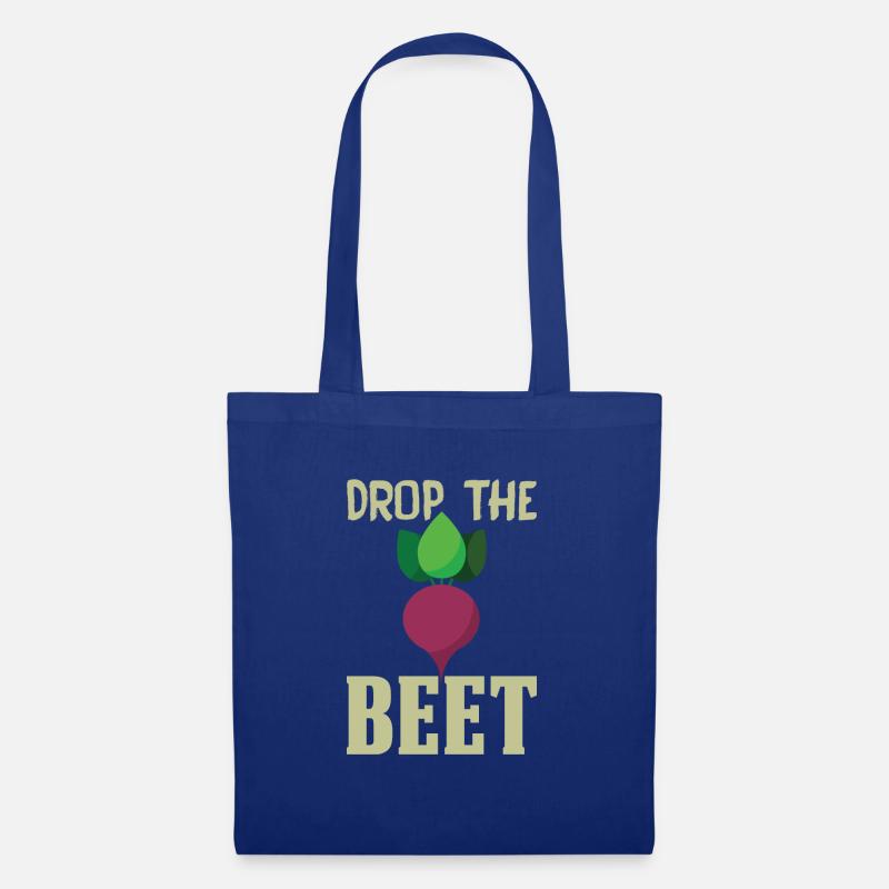 Rote Bete - Drop the beet - Stoffbeutel - Royalblau