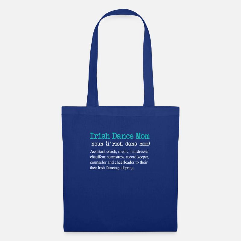 Lustiger irischer Tanz-Mutter-Definitions-Geschenk-Entwurf - Stoffbeutel - Royalblau