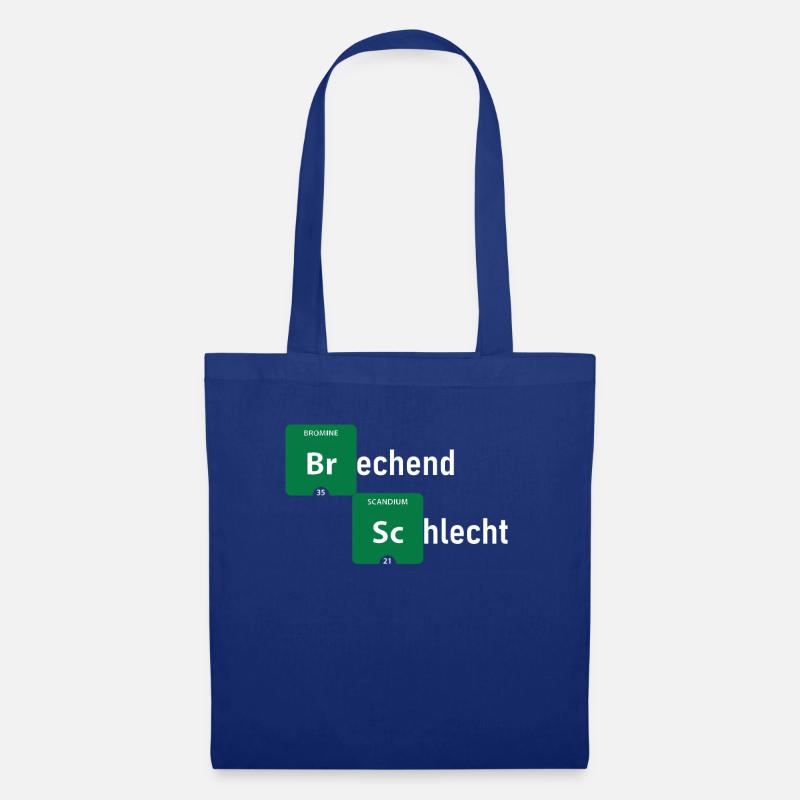 Brechend schlecht. - Stoffbeutel - Royalblau