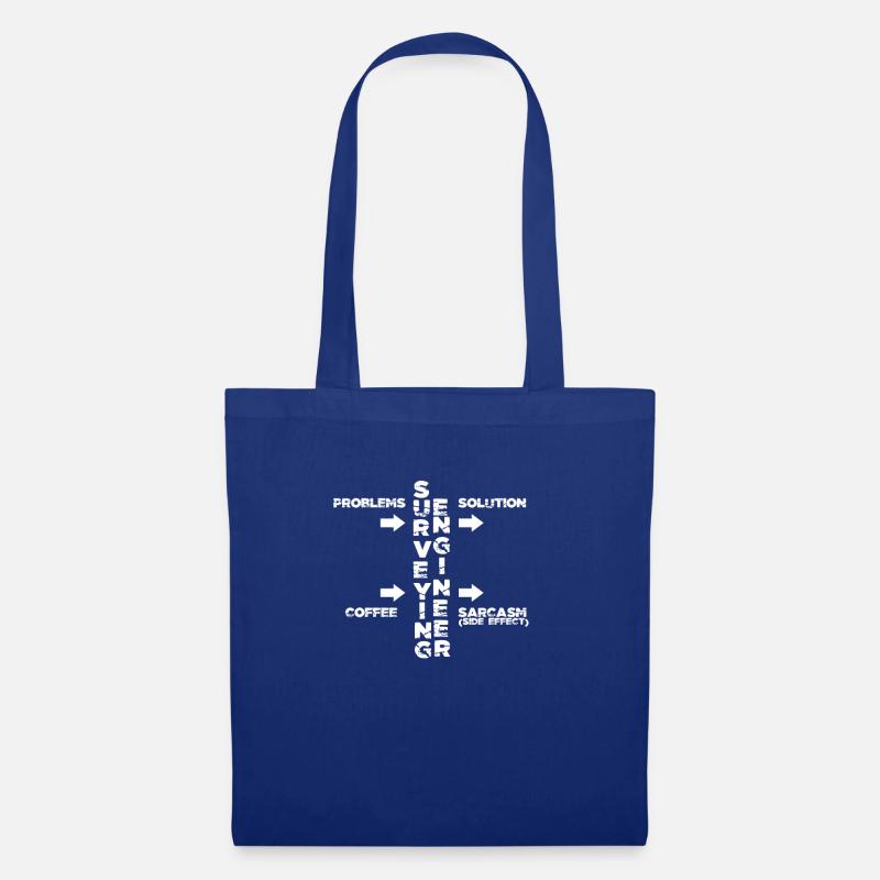 Vermessungsingenieur - Stoffbeutel - Royalblau
