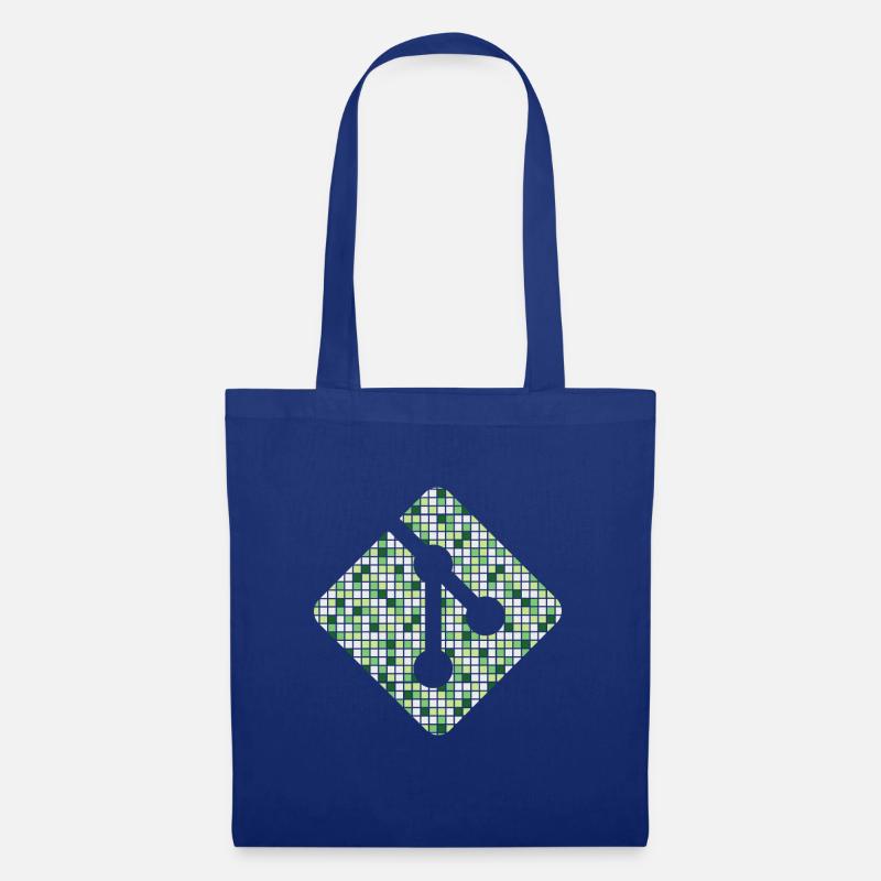 Logo Git dans le style Github - Sac en tissu - bleu royal