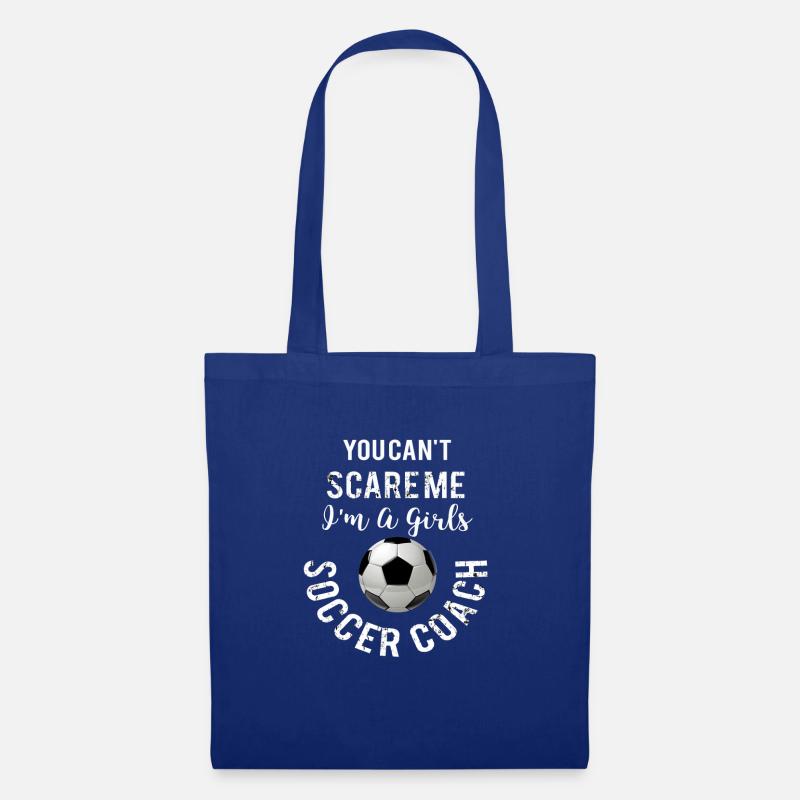 Spitzenspaß-Mädchen-Fußball-Trainer Cant Scare Gift Design - Stoffbeutel - Royalblau