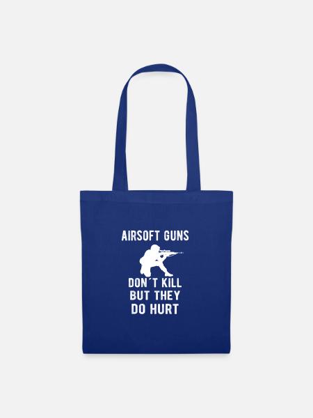 Airsoft Spruch Lustig Airsoft - Stoffbeutel - Royalblau