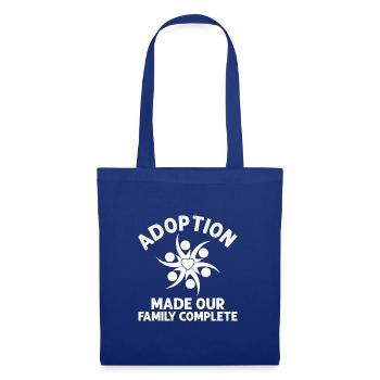 The adoption has completed our family - Tote Bag - royal blue - Front