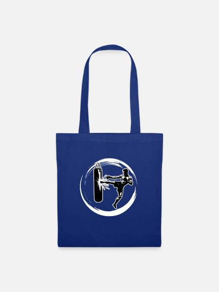 Kickboxen Kick - Stoffbeutel - Royalblau