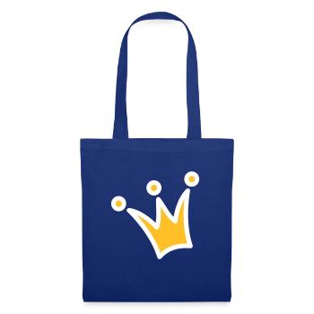 Crown Crown Princess Crown Princess Prince - Tote Bag - royal blue - Front