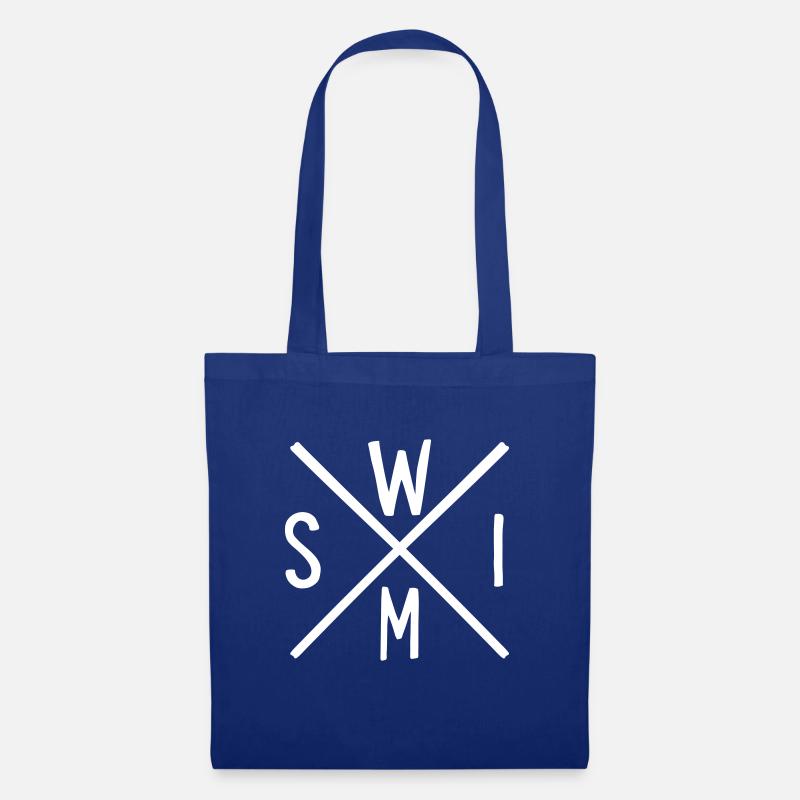 schwimmen - Stoffbeutel - Royalblau