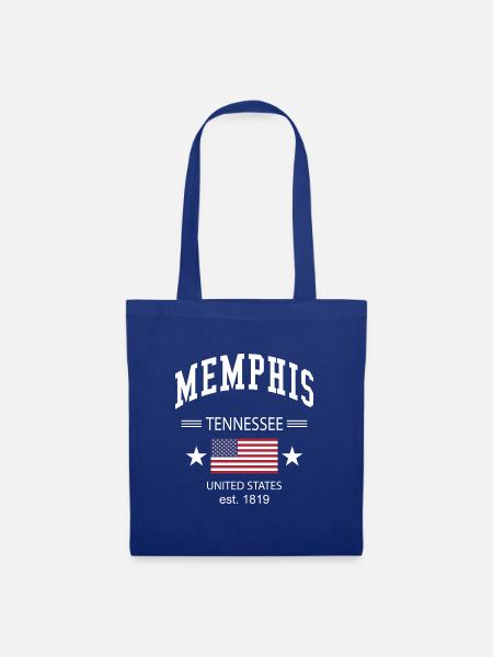 Memphis - Stoffbeutel - Royalblau