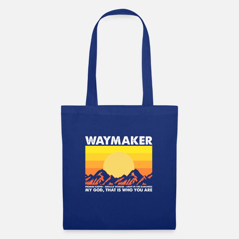 Vintage Waymaker Promise Keeper Wundertäter - Stoffbeutel - Royalblau