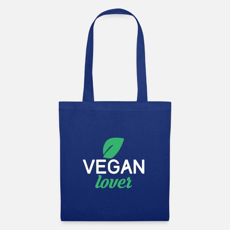 Vegan lover - Stoffbeutel - Royalblau