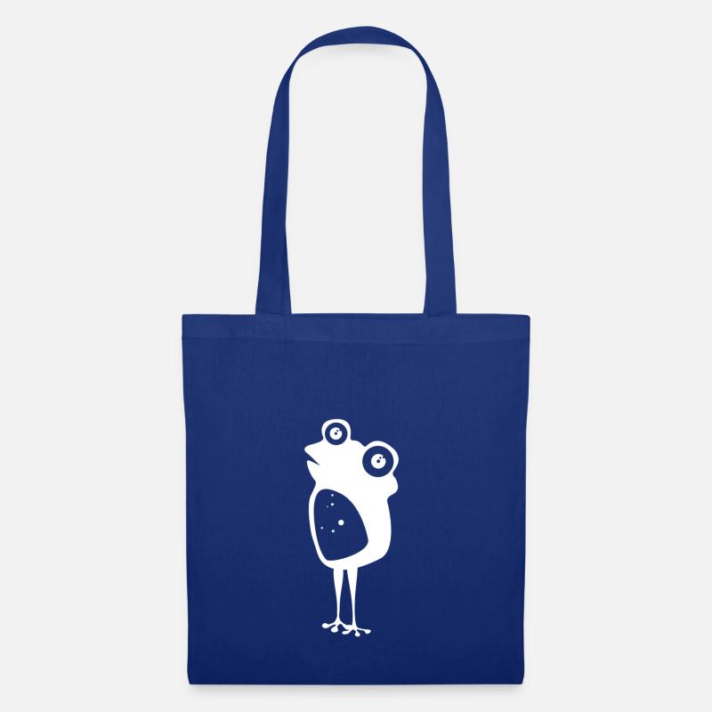 frosch - Stoffbeutel - Royalblau